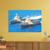Toile NAVIRE DE COMBAT LITTORAL - LCS-4 24x36 (Insitu(Salon))
