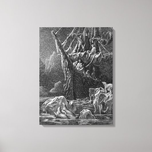 Toile Navire en Antarctique (Recto)