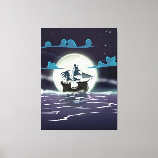 Toile Navire fantôme (Recto)