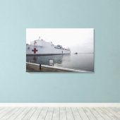 Toile Navire hospitalier du Commandement maritime milita (Insitu (Plancher de Bois))