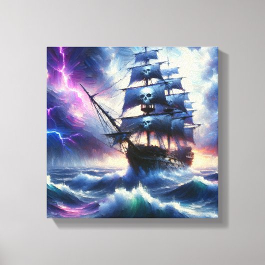 Toile Navire Pirate (Recto)