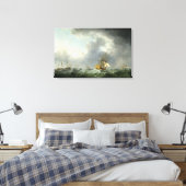 Toile Navires anglais devant un mâle (Insitu(Chambre))