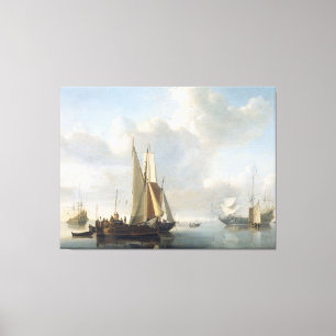 Toile navires avant la côte, Willem van de Velde (II),
