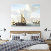 Toile navires avant la côte, Willem van de Velde (II), (Insitu(Chambre))