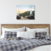 Toile Navires Chargement du bois (Insitu(Chambre))
