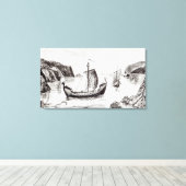 Toile Navires viking (Insitu (Plancher de Bois))