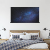 Toile Navy Blue Milky way Night sky Galaxy Photo (Insitu(Chambre))