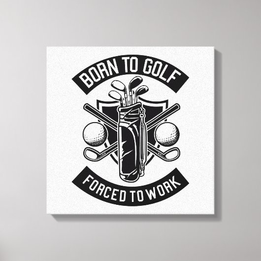 Toile Né au golf forcé au travail (Recto)