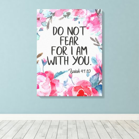 Toile Ne craignez pas que je sois avec vous pour citer l (Insitu (Plancher de Bois))
