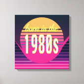 Toile Né dans les années 1980, Millennials, Gen X, année (Recto)