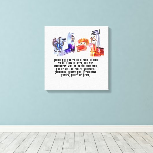 Toile né de jésus (Insitu (Plancher de Bois))