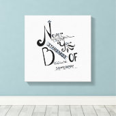 Toile Ne jamais baisser vos normes Motivation devis (Insitu (Plancher de Bois))