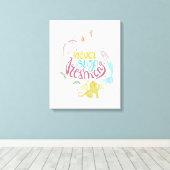 Toile Ne jamais cesser de rêver (Insitu (Plancher de Bois))