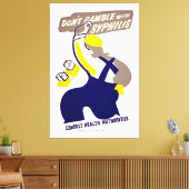 Toile Ne joue pas avec la syphilis (Insitu(Salon))