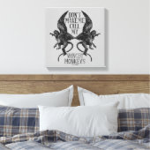 Toile Ne me forcez pas à appeler mes singes ailés™ (Insitu(Chambre))