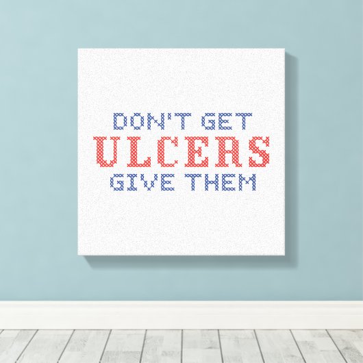 Toile Ne pas avoir d'Ulcères (Insitu (Plancher de Bois))