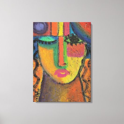 Toile Ne pas demander la peinture acrylique Abstraite su (Recto)