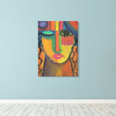 Toile Ne pas demander la peinture acrylique Abstraite su (Insitu (Plancher de Bois))