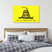 Toile Ne pas taper sur le drapeau de Me Gadsden (Insitu(Chambre))