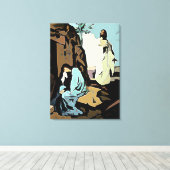 Toile Ne pleure pas Mary, son tombeau est vide ! (Insitu (Plancher de Bois))