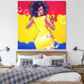 Toile Ne regarde pas mon dos (Insitu(Chambre))