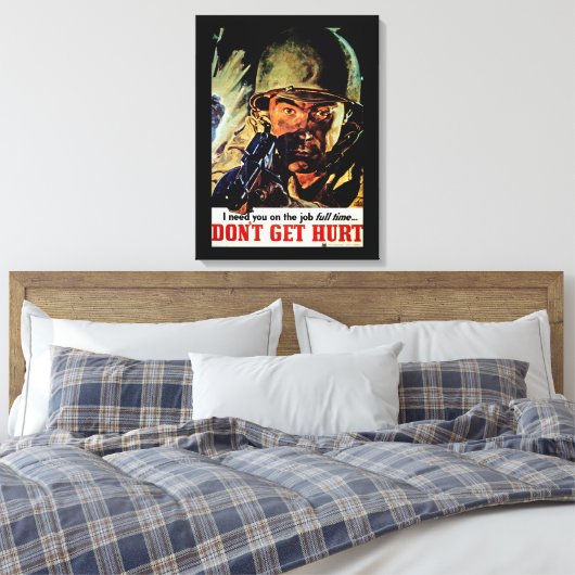 Toile Ne te fais pas mal (Insitu(Chambre))