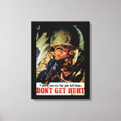 Toile Ne te fais pas mal (Recto)