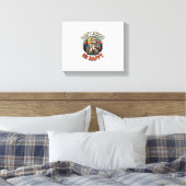 Toile Ne vous dépêchez pas, soyez heureux avec l'équipe  (Insitu(Chambre))