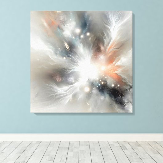 Toile Nebula céleste Abstraite (Insitu (Plancher de Bois))