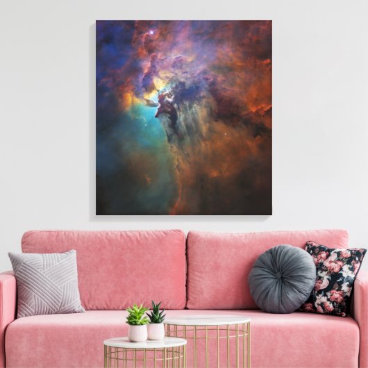 Toile Nebula de lagune (Vue lumière visible) (Insitu(Salon))