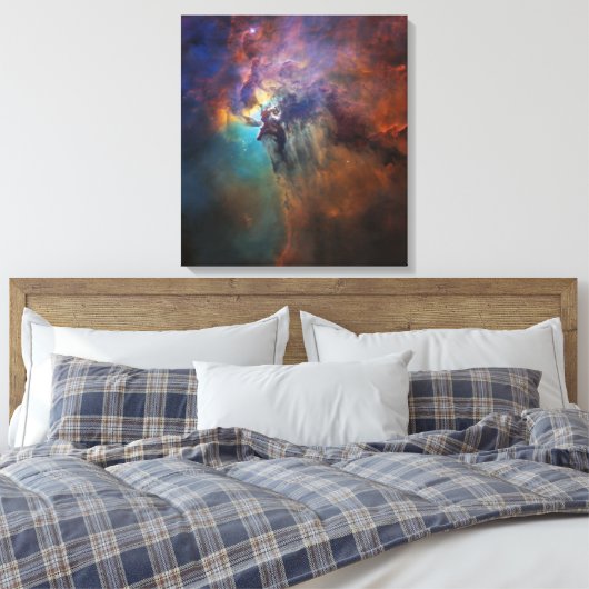 Toile Nebula de lagune (Vue lumière visible) (Insitu(Chambre))