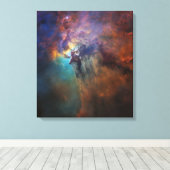 Toile Nebula de lagune (Vue lumière visible) (Insitu (Plancher de Bois))