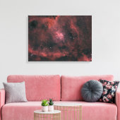 Toile Nebula du coeur (Insitu(Salon))