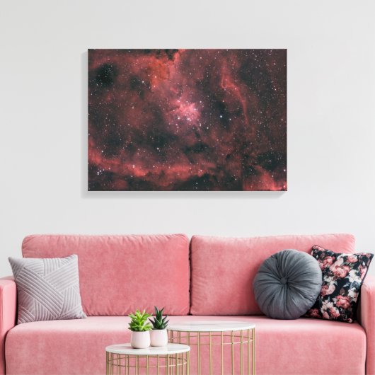 Toile Nebula du coeur (Insitu(Salon))