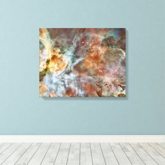 Toile Nebula spatiale (Insitu (Plancher de Bois))