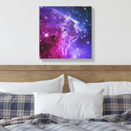 Toile Nebula tête de singe violet Hipster (Insitu(Chambre))