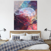 Toile Nébuleuse cérébrale iridescente Art lumineux neuro (Insitu(Chambre))