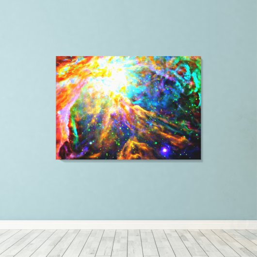 Toile nébuleuse Orion - nébuleuse à émission (Insitu (Plancher de Bois))