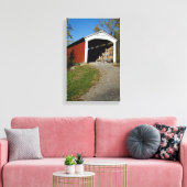Toile Neet Covered Bridge Parke County Indiana (Insitu(Salon))