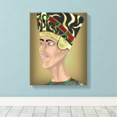 Toile Nefertiti Bust (Insitu (Plancher de Bois))