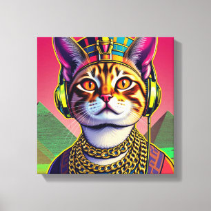 TOILE NEFERTITI REINE DU NIL-DRAGON LI CAT