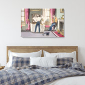 Toile Négligence, plaque 1 de 'The Necessary Qualificat (Insitu(Chambre))