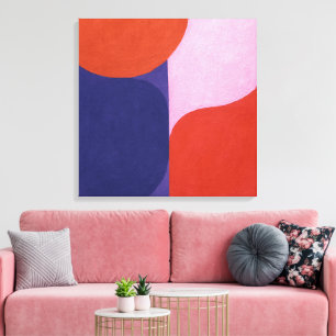 Toile "Négociation couleur" Art Abstrait coloré