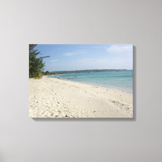 Toile Negril, Jamaica Beach Canvas Imprimer (Recto)