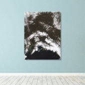 Toile Neige dans le centre sud de l'Alaska (Insitu (Plancher de Bois))