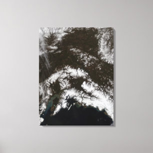 Toile Neige dans le centre sud de l'Alaska