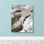 Toile Neige dans le nord-est des États-Unis (Insitu (Plancher de Bois))