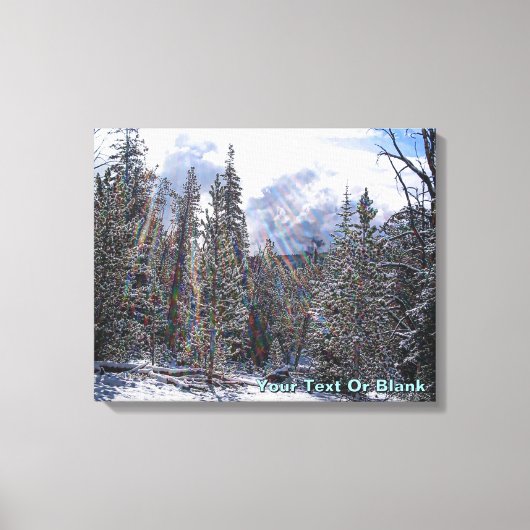 Toile Neige Fraîche Sur Foudre Rapide (Recto)