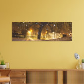 Toile Neige sur Willow et Pont chinois, Godmanchester. (Insitu(Salon))