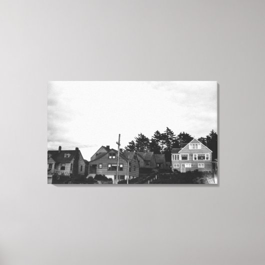 Toile Nelscott, Oregon Cottages sur l'océan Pacifique (Recto)